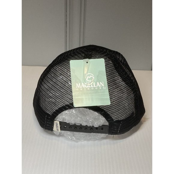 Magellan Outdoors Fishing Snapback Hat Cap Trucker Mesh. Hook & Rod USA (NEW) - Picture 3 of 6
